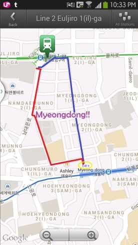 myeongdong subway